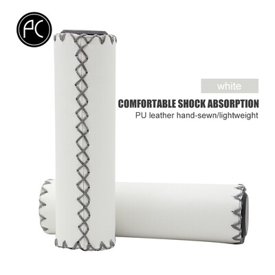 PC-Cycling-Ultralight ar rokām šūti rokturi, PU ērta, neslīdoša stūres lente, MTB šosejas velosipēds, riteņbraukšanas daļas