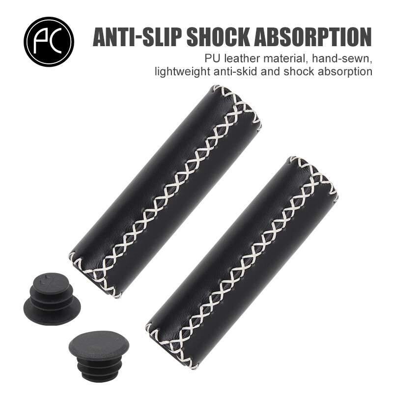 PC-Cycling-Ultralight ar rokām šūti rokturi, PU ērta, neslīdoša stūres lente, MTB šosejas velosipēds, riteņbraukšanas daļas