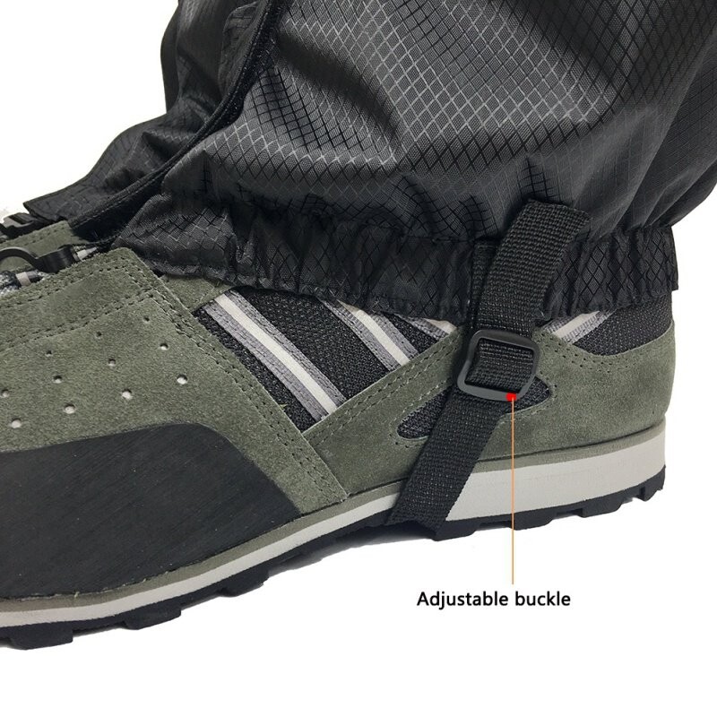 Unisex ūdensnecaurlaidīgi kāju pārklāji legingi getras kāpšana kempings pārgājieni slēpošanas zābaki ceļojumu apavi sniega getras kāju aizsardzība