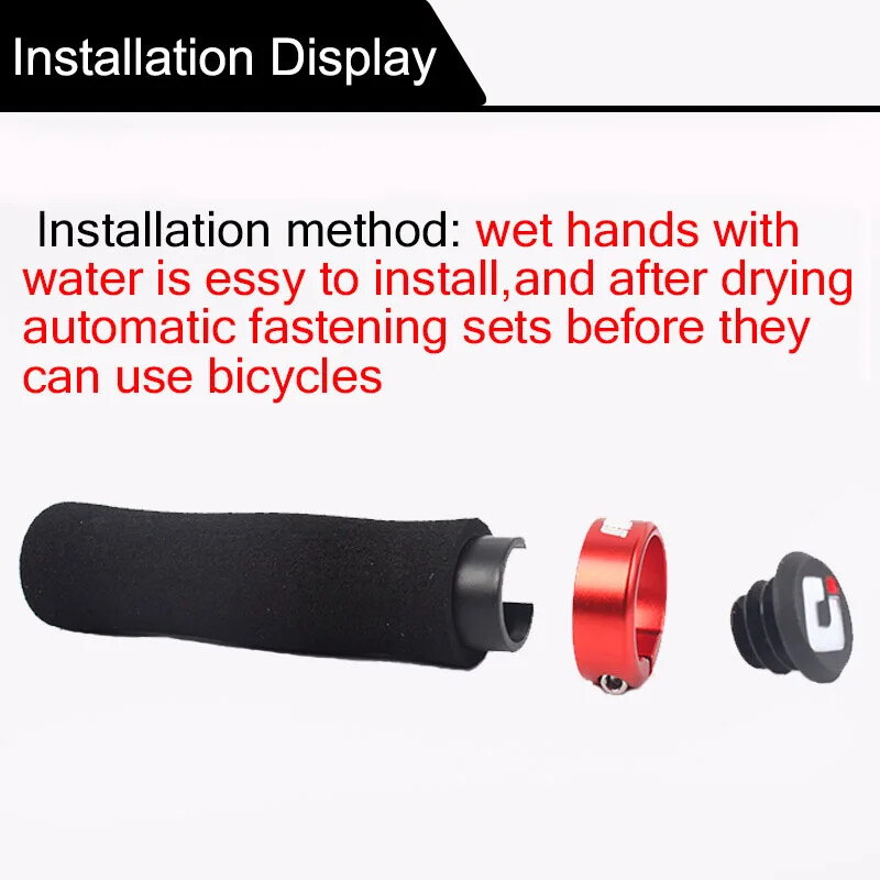 ODI MTB rokturu slēdzene uz velosipēda stūres pārsega Sūklis Mīksts kalnu velosipēda rokturi Manžetes amortizators velosipēda roktura stieņa roktura daļa