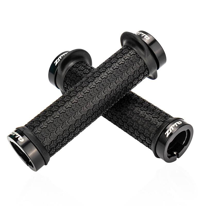 ZTTO MTB Dual Lock Grips Augstas kvalitātes mīkstas gumijas neslīdošs stūres rokturis, pievelciet bloķēšanu AG32 AG15 AG34 kalnu velosipēda ergonomika