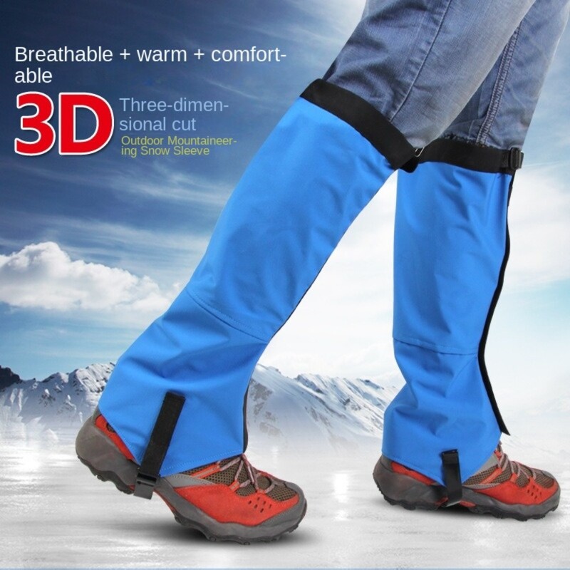 2Gb ūdensizturīgi kāju getras elpojoši regulējami sniega zābaku getras pārgājieniem alpīnisma slēpošanai ūdens izturīgs kāju aizsargs