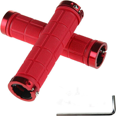 Velosipēda stūres rokturi gumijas Ērti MTB/BMX ar plastmasas gala vāciņiem