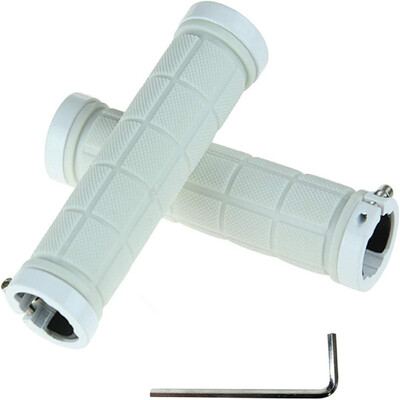 Velosipēda stūres rokturi gumijas Ērti MTB/BMX ar plastmasas gala vāciņiem