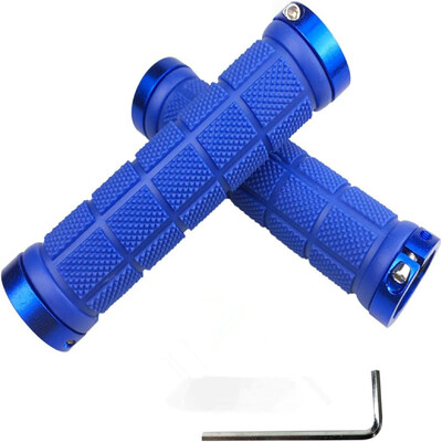 Velosipēda stūres rokturi gumijas Ērti MTB/BMX ar plastmasas gala vāciņiem