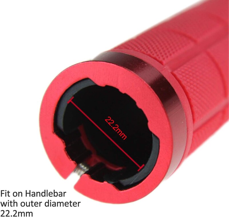 Velosipēda stūres rokturi gumijas Ērti MTB/BMX ar plastmasas gala vāciņiem