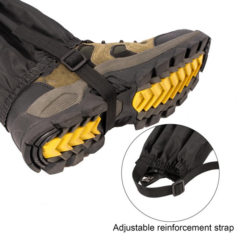 Pārgājienu getras Ūdensnecaurlaidīgi regulējami kāju getras āra aktivitātēm Pārgājieni Kāpšana Slēpošana Medības Vīrieši Sieviešu sniega zābaki