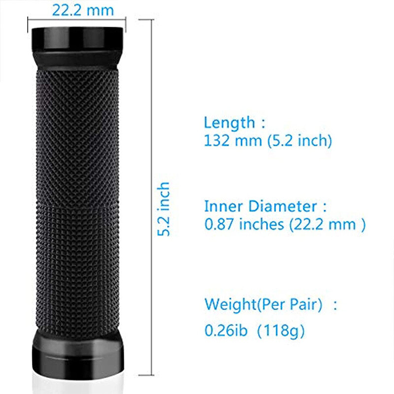 Slēdzene uz velosipēda rokturiem Gumijas mīksti kalnu velosipēdu rokturi Putekļu necaurlaidīgi ūdensizturīgi velosipēda rokturis Neslīdošs MTB aproces Riteņbraukšanas piederumi