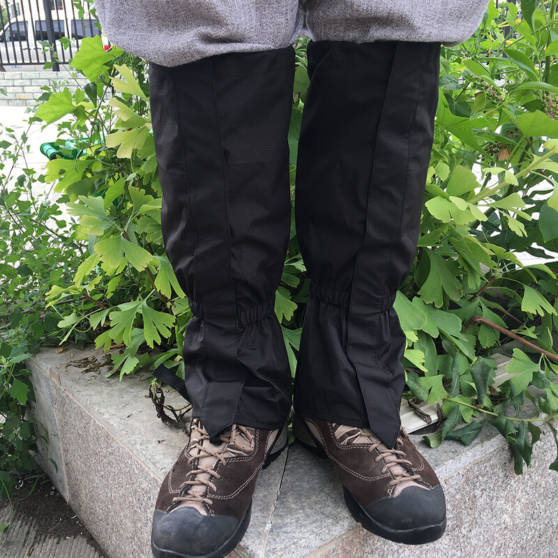 Neilona slēpošanas legingi getras āra sniega pēdu pārvalks Unisex ūdensnecaurlaidīgs kāju aizsargs kempings pārgājieni ceļojumi kāju sildītāji