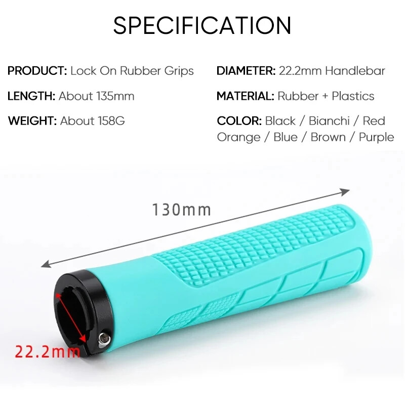 MTB satvērēju rokturi velosipēda aprocēm Mtb velosipēda slēdzene uz stūres pārsega 22 mm velosipēda rokturis motocikla BMX velosipēda piederumi