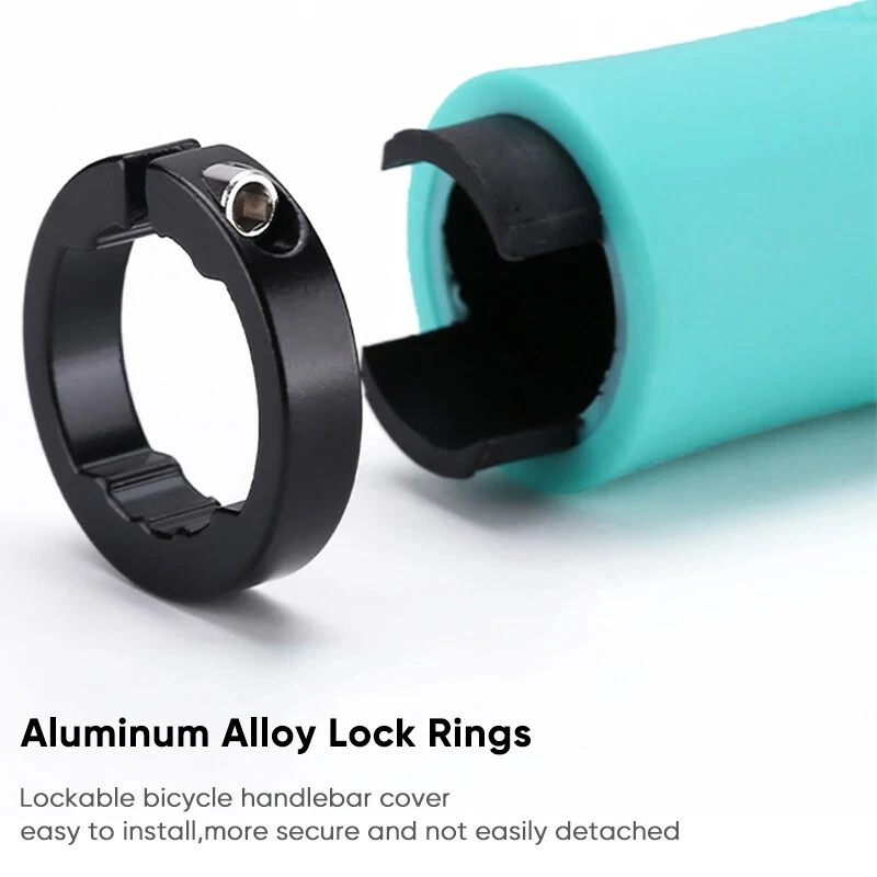 MTB satvērēju rokturi velosipēda aprocēm Mtb velosipēda slēdzene uz stūres pārsega 22 mm velosipēda rokturis motocikla BMX velosipēda piederumi