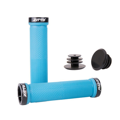 ZTTO pretslīdes gumijas velosipēda rokturi Silikona gēla riteņbraukšanas roktura rokturis MTB salokāmam šosejas velosipēda stūres daļām sakausējums slēdzams