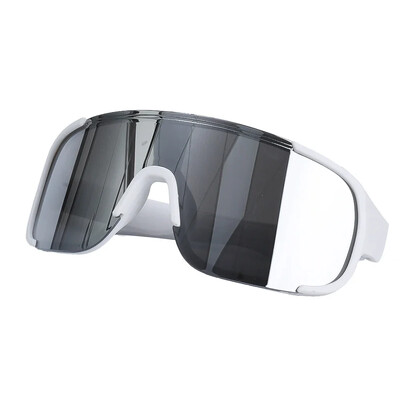 Liela izmēra Square Shield sporta saulesbrilles sievietēm vīriešiem Luksusa zīmola vintage vēja necaurlaidīgas saulesbrilles sievietēm āra brillēm