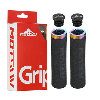 MOTSUV ērts sūklis velosipēda rokturis, MTB rokturis, pretslīdes sakausējums, īpaši viegls, velosipēdu piederumi, augsta kvalitāte