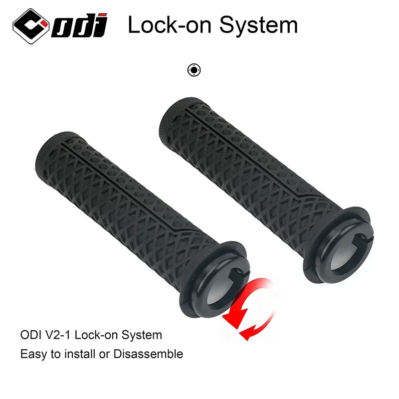 ODI MTB ručke za upravljanje Bicikl Silikonska/gumena ručka Mekana neklizajuća navlaka za ručku Sklopiva manžeta za XC/AM spust bicikla koja apsorbira udarce