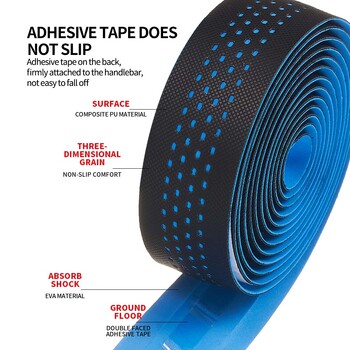 MOTSUV Road Bike Tape Race Handlebar Tapes Wrap Αναπνεύσιμο αμορτισέρ Ποδηλασία ταχύτητας ποδηλασίας τιμόνι περιτύλιγμα ζώνη περιτύλιξης