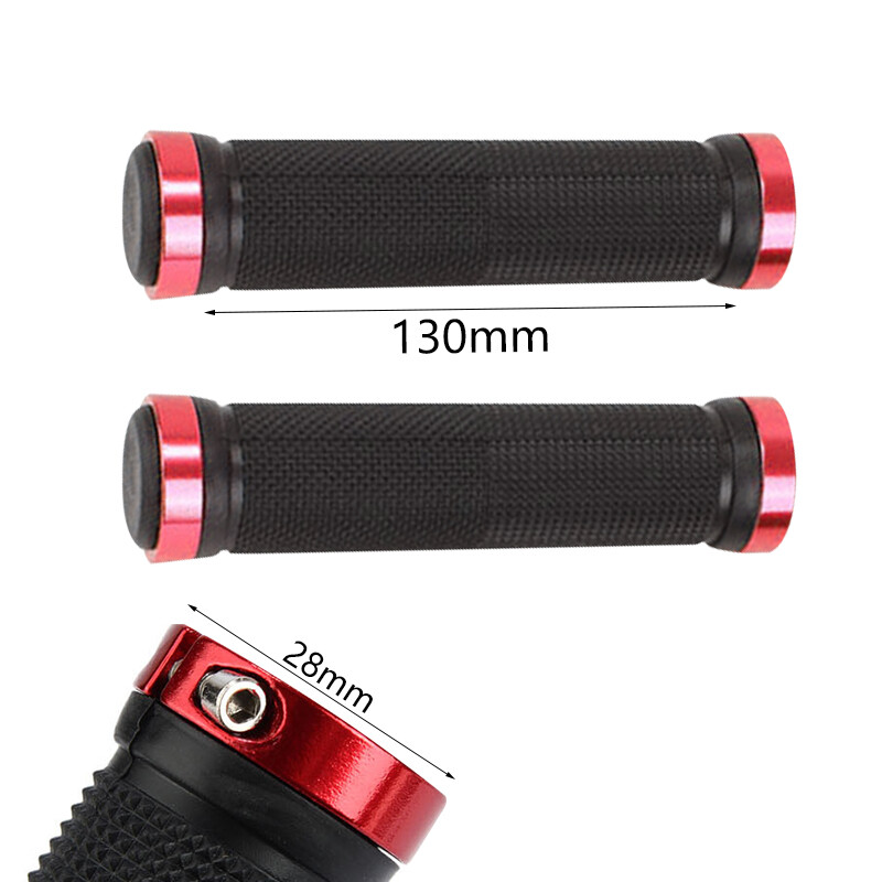 1 pāris MTB BMX šosejas riteņbraukšanas stūres rokturi pretslīdes gumijas velosipēda rokturi kalnu velosipēda slēdzene uz velosipēda stūres gala rokturi