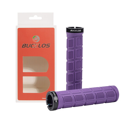 Rukoväte na riadidlá bicykla BUCKLOS s dvojitým zámkom na horský bicykel, pohodlné tlmenie nárazov, manžety na MTB, protisklzové rukoväte na bicykli