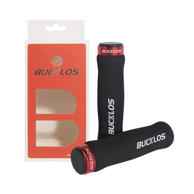 Rukoväte na riadidlá bicykla BUCKLOS s dvojitým zámkom na horský bicykel, pohodlné tlmenie nárazov, manžety na MTB, protisklzové rukoväte na bicykli