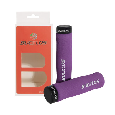 Rukoväte na riadidlá bicykla BUCKLOS s dvojitým zámkom na horský bicykel, pohodlné tlmenie nárazov, manžety na MTB, protisklzové rukoväte na bicykli