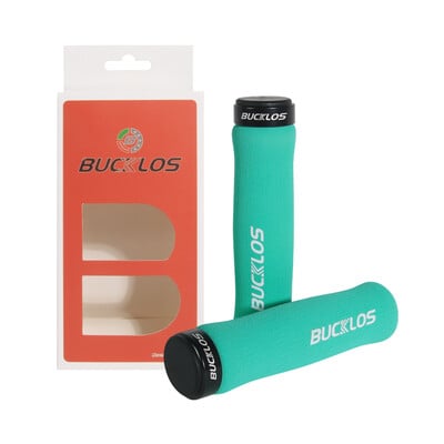 Rukoväte na riadidlá bicykla BUCKLOS s dvojitým zámkom na horský bicykel, pohodlné tlmenie nárazov, manžety na MTB, protisklzové rukoväte na bicykli