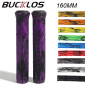 160 mm velosipēda stūres rokturis gumijas triecienizturīgs kalnu velosipēda rokturis pretslīdes velosipēda aproces Izturīgi stūres pārsega velosipēda piederumi