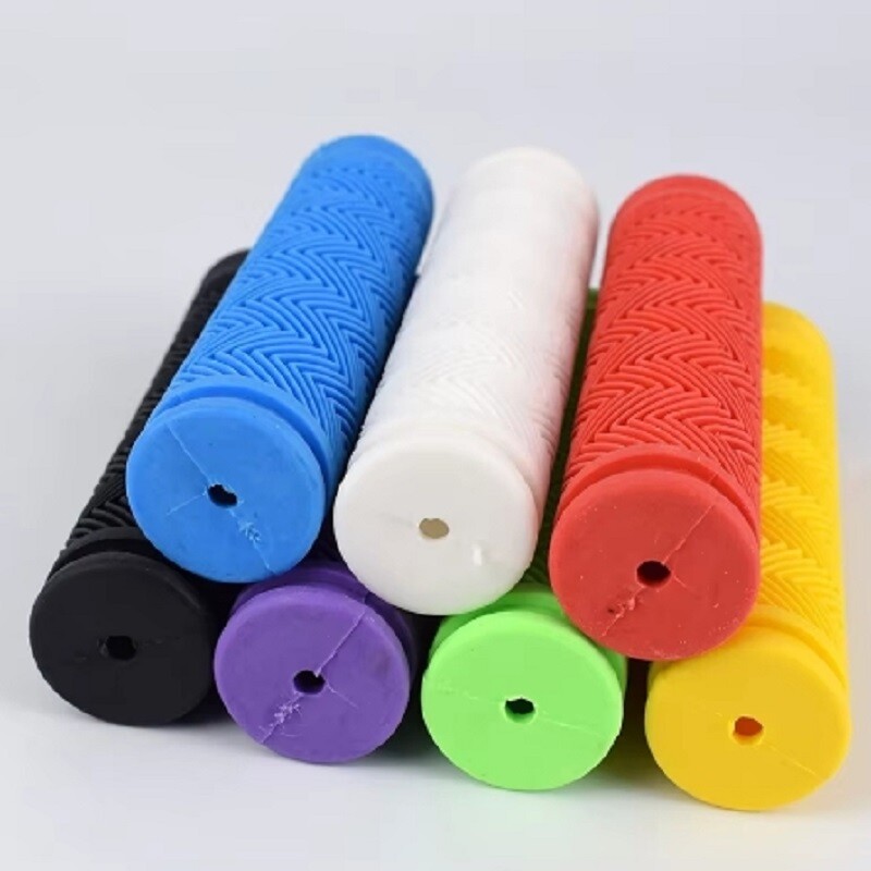 1 pāri gumijas velosipēda stūres rokturi MTB kalnu šosejas velosipēdu rokturi BMX Fixie velosipēda mīkstie rokturi Triecienizturīgi velosipēdu daļu piederumi