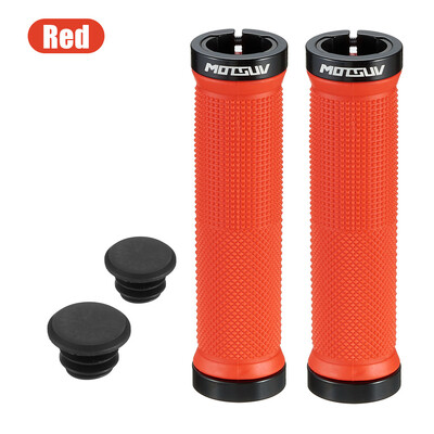 Rukoväte na bicykel MOTSUV MTB Cycling z hliníkovej zliatiny Uzamykateľná rukoväť Protišmykové rukoväte pre riadidlá MTB bicyklov Diely bicyklov