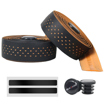 BUCKLOS riteņbraukšanas stūres lentes Mīkstas amortizējošas velosipēdu stieņu lentes PU EVA Ērtas šosejas velosipēdu lentes Velosipēdu piederumi