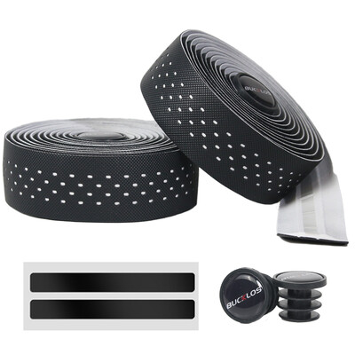 BUCKLOS riteņbraukšanas stūres lentes Mīkstas amortizējošas velosipēdu stieņu lentes PU EVA Ērtas šosejas velosipēdu lentes Velosipēdu piederumi