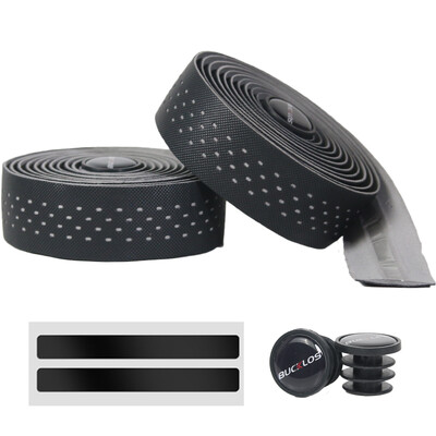 BUCKLOS riteņbraukšanas stūres lentes Mīkstas amortizējošas velosipēdu stieņu lentes PU EVA Ērtas šosejas velosipēdu lentes Velosipēdu piederumi