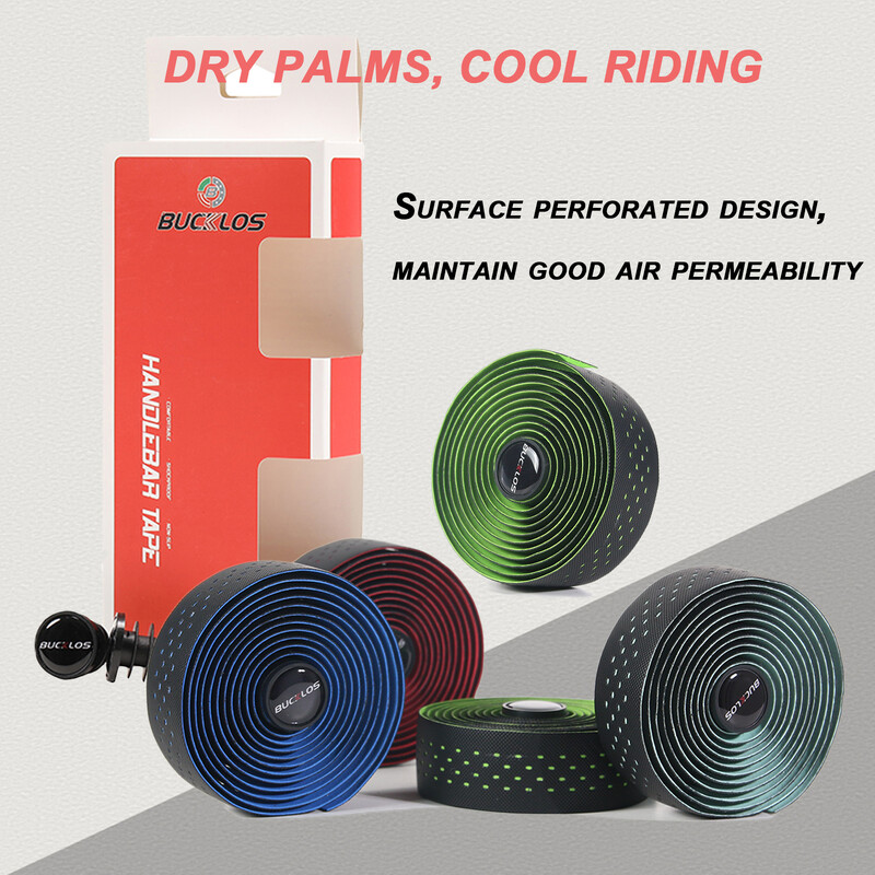 BUCKLOS riteņbraukšanas stūres lentes Mīkstas amortizējošas velosipēdu stieņu lentes PU EVA Ērtas šosejas velosipēdu lentes Velosipēdu piederumi