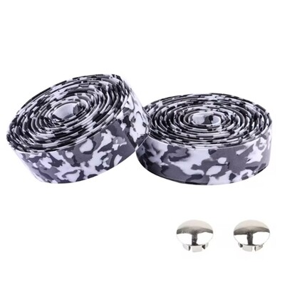 1Pora dviračio vairo juosta MTB plento dviračio rankenos juosta neslystanti kempinė diržo juosta Rankenos apsaugos dangtelis dviračių priedai