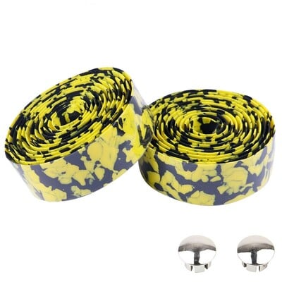 1Pora dviračio vairo juosta MTB plento dviračio rankenos juosta neslystanti kempinė diržo juosta Rankenos apsaugos dangtelis dviračių priedai