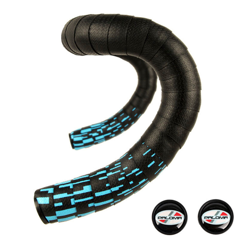 Krāsainas šosejas velosipēda stūres lentes riteņbraukšanas roktura jostas siksnas EVA PU lentes pretvibrācijas sacīkšu velosipēda roktura lentes korķa iesaiņojums