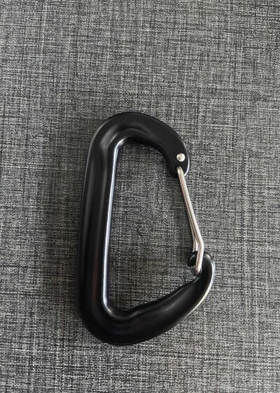 1PCS Издръжлив 12KN D Карабинер Ключ Алуминиева телена врата Пружинна скоба Заключваща раница Хамак Къмпинг Туризъм Катерачна екипировка