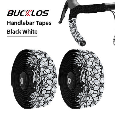 Páska na riadidlá BUCKLOS, Arabesquitic, Drop Bar, tlmiaca páska na riadidlá, vodotesná páska na pretekárske bicykle