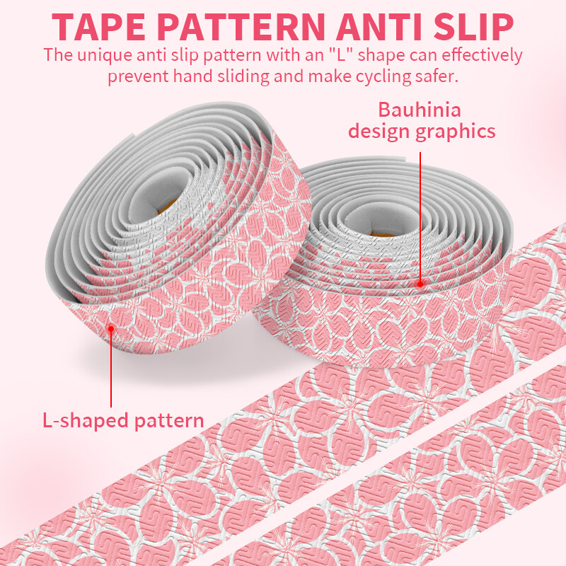 Páska na riadidlá BUCKLOS, Arabesquitic, Drop Bar, tlmiaca páska na riadidlá, vodotesná páska na pretekárske bicykle