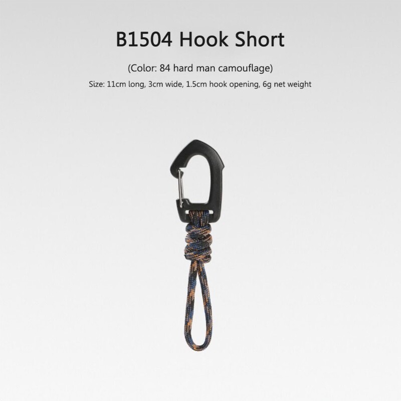 1Gb Atslēgu piekariņš Lietussarga Virves āķis Āra kempings Sporta piederumi Pīta virve 7-dzīslu atslēgu piekariņš Lukturis Mazs rīks Atslēgu aukla