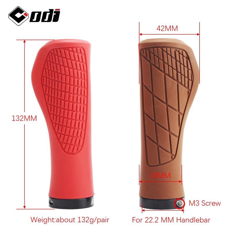 ODI MTB ručke za bicikle Otporan na udarce Navlaka za upravljač bicikla Protuklizne ručke koje se mogu zaključati Ergonomski biciklistički rukohvati s gumenom loptom