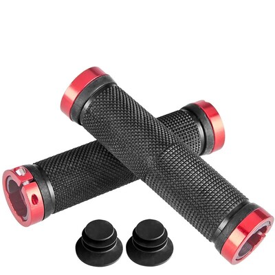 MTB gumeni rukohvati za bicikle Aluminijska brava Bilateralna brava Ručke za upravljač protiv klizanja Biciklistički rukavac za upravljač BMX Dodaci za bicikle