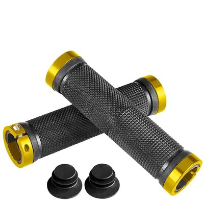 MTB gumeni rukohvati za bicikle Aluminijska brava Bilateralna brava Ručke za upravljač protiv klizanja Biciklistički rukavac za upravljač BMX Dodaci za bicikle