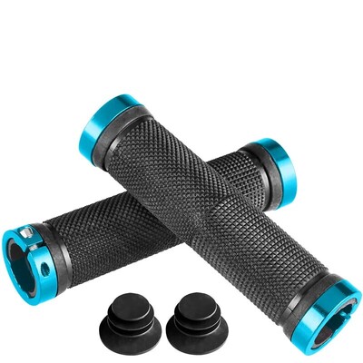 MTB gumeni rukohvati za bicikle Aluminijska brava Bilateralna brava Ručke za upravljač protiv klizanja Biciklistički rukavac za upravljač BMX Dodaci za bicikle