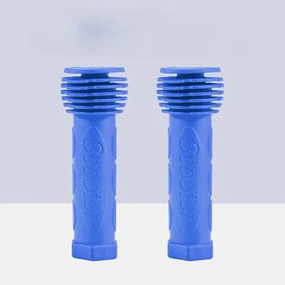 1 pāris gumijas velosipēda roktura rokturi, pretslīdes, ūdensizturīgs trīsriteņa motorollera stūres stienis bērniem bērnu riteņbraukšanas roktura stieņi