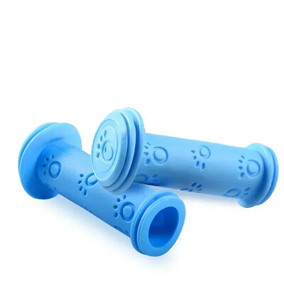 1 pāris gumijas velosipēda roktura rokturi, pretslīdes, ūdensizturīgs trīsriteņa motorollera stūres stienis bērniem bērnu riteņbraukšanas roktura stieņi