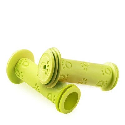 1 pāris gumijas velosipēda roktura rokturi, pretslīdes, ūdensizturīgs trīsriteņa motorollera stūres stienis bērniem bērnu riteņbraukšanas roktura stieņi