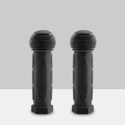 1 pāris gumijas velosipēda roktura rokturi, pretslīdes, ūdensizturīgs trīsriteņa motorollera stūres stienis bērniem bērnu riteņbraukšanas roktura stieņi