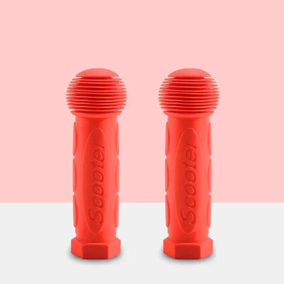 1 pāris gumijas velosipēda roktura rokturi, pretslīdes, ūdensizturīgs trīsriteņa motorollera stūres stienis bērniem bērnu riteņbraukšanas roktura stieņi