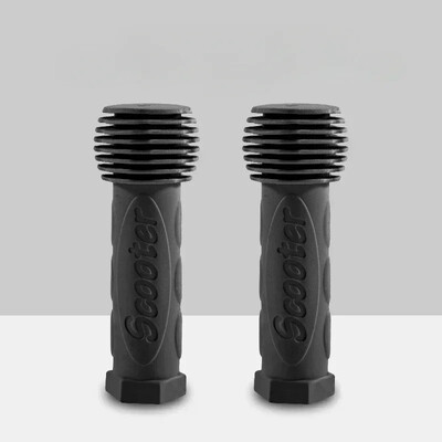 1 pāris gumijas velosipēda roktura rokturi, pretslīdes, ūdensizturīgs trīsriteņa motorollera stūres stienis bērniem bērnu riteņbraukšanas roktura stieņi