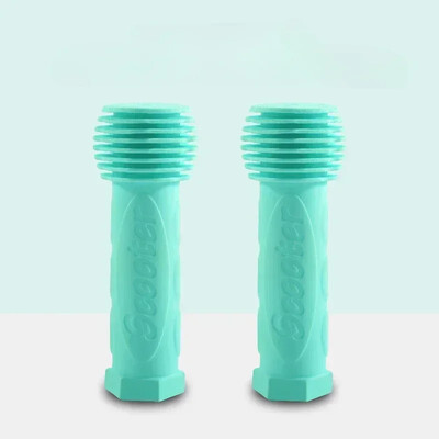 1 pāris gumijas velosipēda roktura rokturi, pretslīdes, ūdensizturīgs trīsriteņa motorollera stūres stienis bērniem bērnu riteņbraukšanas roktura stieņi